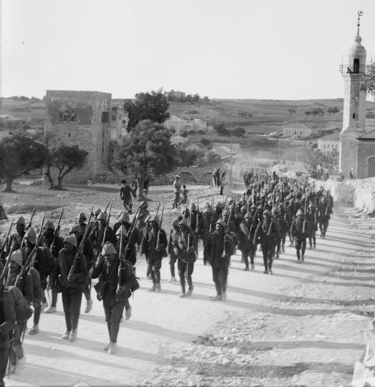 Ottoman troops Jerusalem Nablus Rd